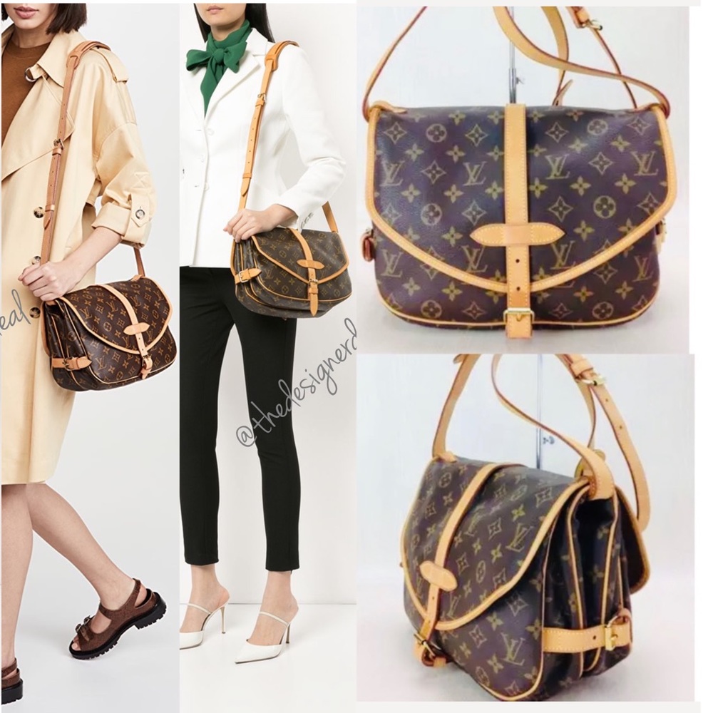 {SOLD}😍🔥Auth Louis Vuitton Saumur 30